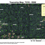 Soup Creek T23S R9W Township Map Preview 1