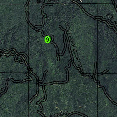 Soup Creek T23S R9W Township Map Preview 3