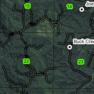 Elliott State Forest T23S R11W Township Map Preview 2