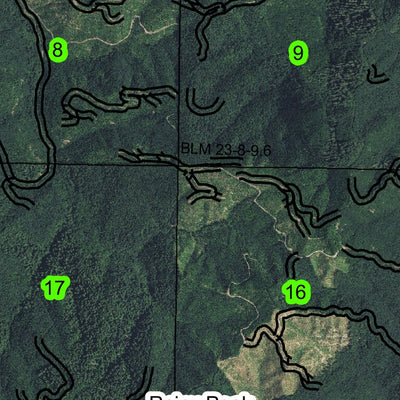 Phipps Forest Nursery T23S R8W Township Map Preview 3