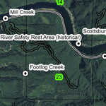 Brandy Bar T22S R10W Township Map Preview 2