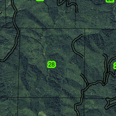 Brandy Bar T22S R10W Township Map Preview 3