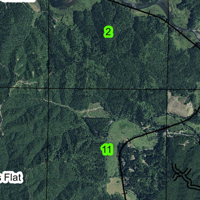 Umpqua Lighthouse T22S R13W Township Map Preview 3