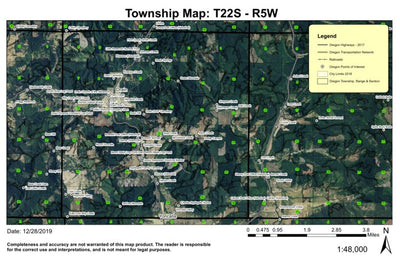 Drain T22S R5W Township Map Preview 1