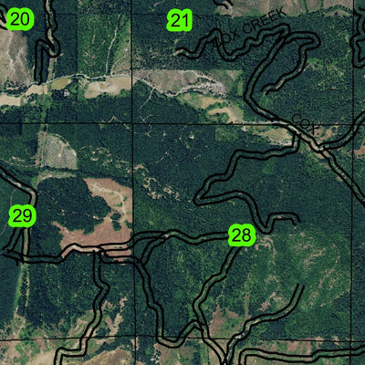 Drain T22S R5W Township Map Preview 3