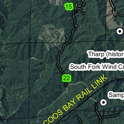 Winchester Bay T22S R12W Township Map Preview 2