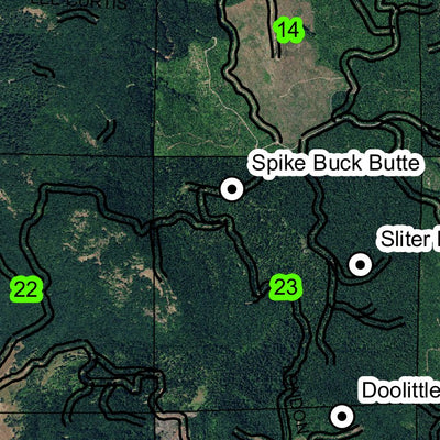 Scotts Valley T22S R4W Township Map Preview 2