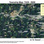 Brush Creek T22S R6W Township Map Preview 1