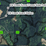 Elkton T22S R7W Township Map Preview 2