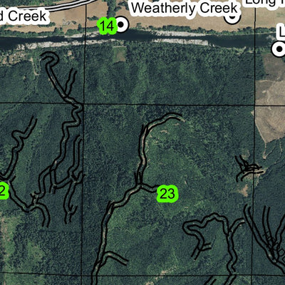 Scottsburg T22S R9W Township Map Preview 2