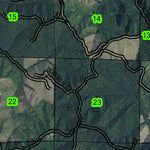 Paradise Creek T21S R8W Township Map Preview 2