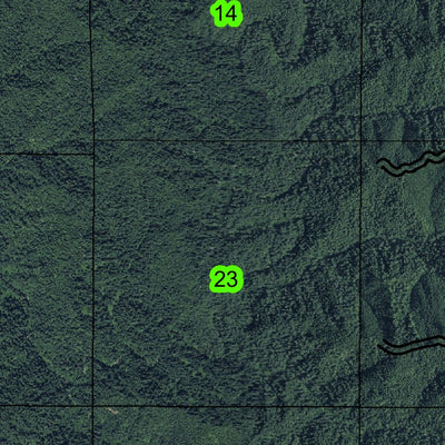 Wasson Creek T21S R10W Township Map Preview 2