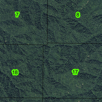 Wasson Creek T21S R10W Township Map Preview 3