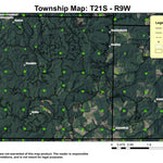 Weatherly Creek T21S R9W Township Map Preview 1
