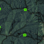 Weatherly Creek T21S R9W Township Map Preview 2