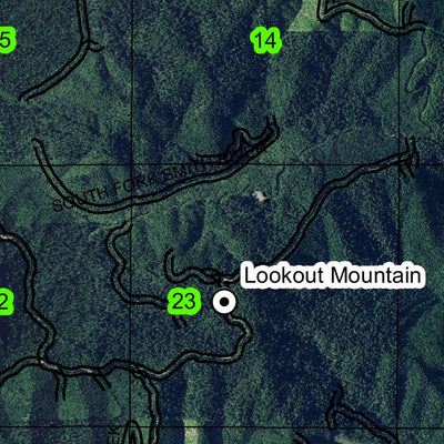 Big Tom Folley T21S R6W Township Map Preview 2