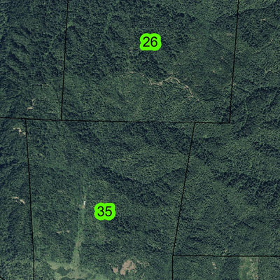Dean Creek T21S R11W Township Map Preview 3