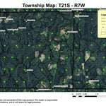 Saddle Butte T21S R7W Township Map Preview 1