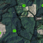 Saddle Butte T21S R7W Township Map Preview 2