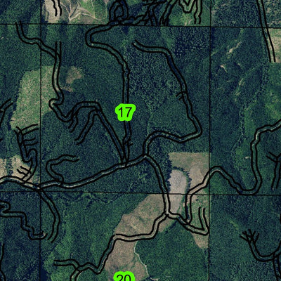 Territorial T19S R5W Township Map Preview 3