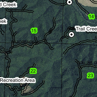 Esmond Creek T19S R8W Township Map Preview 2