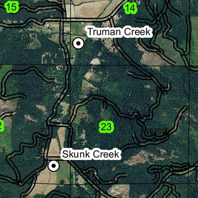 Round Mountain T19S R4W Township Map Preview 2