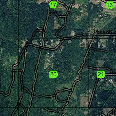 Round Mountain T19S R4W Township Map Preview 3