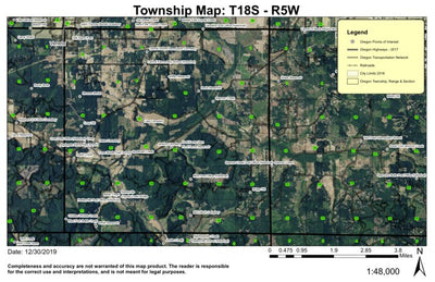 Crow T18S R5W Township Map Preview 1