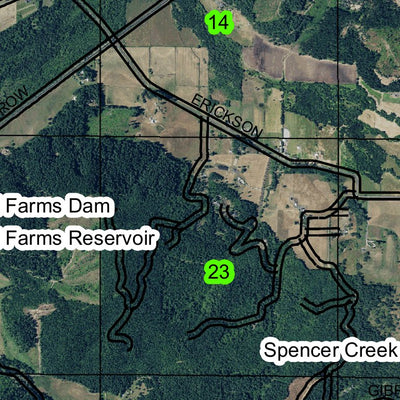 Crow T18S R5W Township Map Preview 2