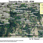 Eugene SE T18S R3W Township Map Preview 1