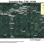 Mapleton T18S R10W Township Map Preview 1