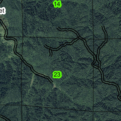 Cushman T18S R11W Township Map Preview 2