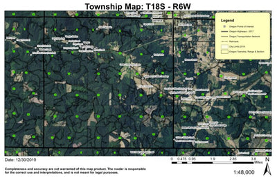 Vaugn T18S R6W Township Map Preview 1