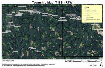 Walton T18S R7W Township Map Preview 1