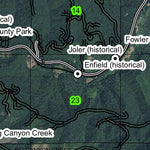 Whitaker Creek T18S R8W Township Map Preview 2