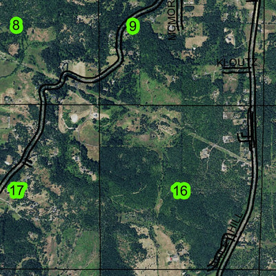 Eugene SW T18S R4W Township Map Preview 3