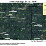 Nelson Creek T17S R8W Township Map Preview 1