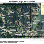 Veneta West T17S R6W Township Map Preview 1