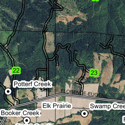 Badger Mountain T17S R7W Township Map Preview 2