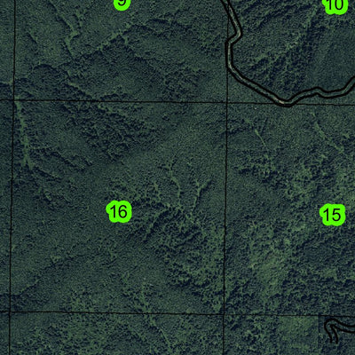 Fairview Mountain T16S R11W Township Map Preview 3