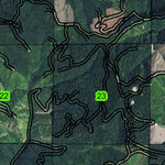 Triangle Lake T16S R7W Township Map Preview 2