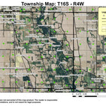 Junction City T16S R4W Township Map Preview 1