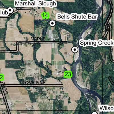 Junction City T16S R4W Township Map Preview 2