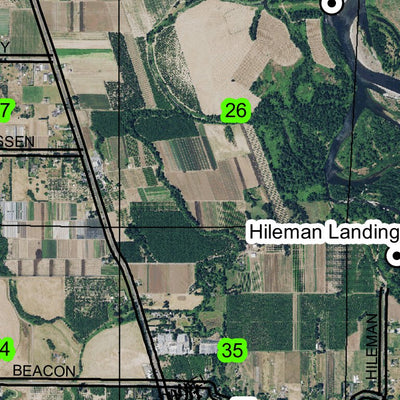 Junction City T16S R4W Township Map Preview 3