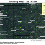 Oregon Islands T16S R12W Township Map Preview 1