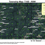 Alpha T16S R8W Township Map Preview 1