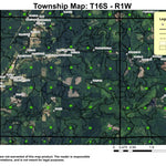 Marcola T16S R13W Township Map Preview 1