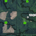 Marcola T16S R13W Township Map Preview 2