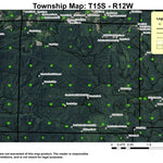 Cape Perpetua T15S R12W Township Map Preview 1