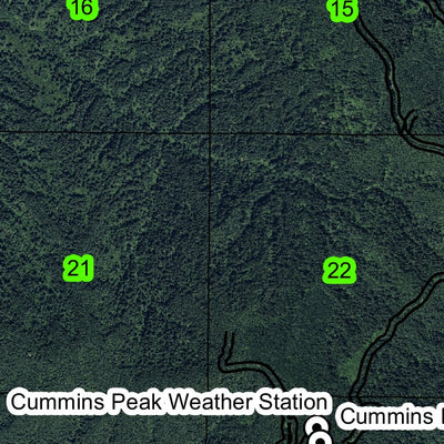 Cape Perpetua T15S R12W Township Map Preview 2